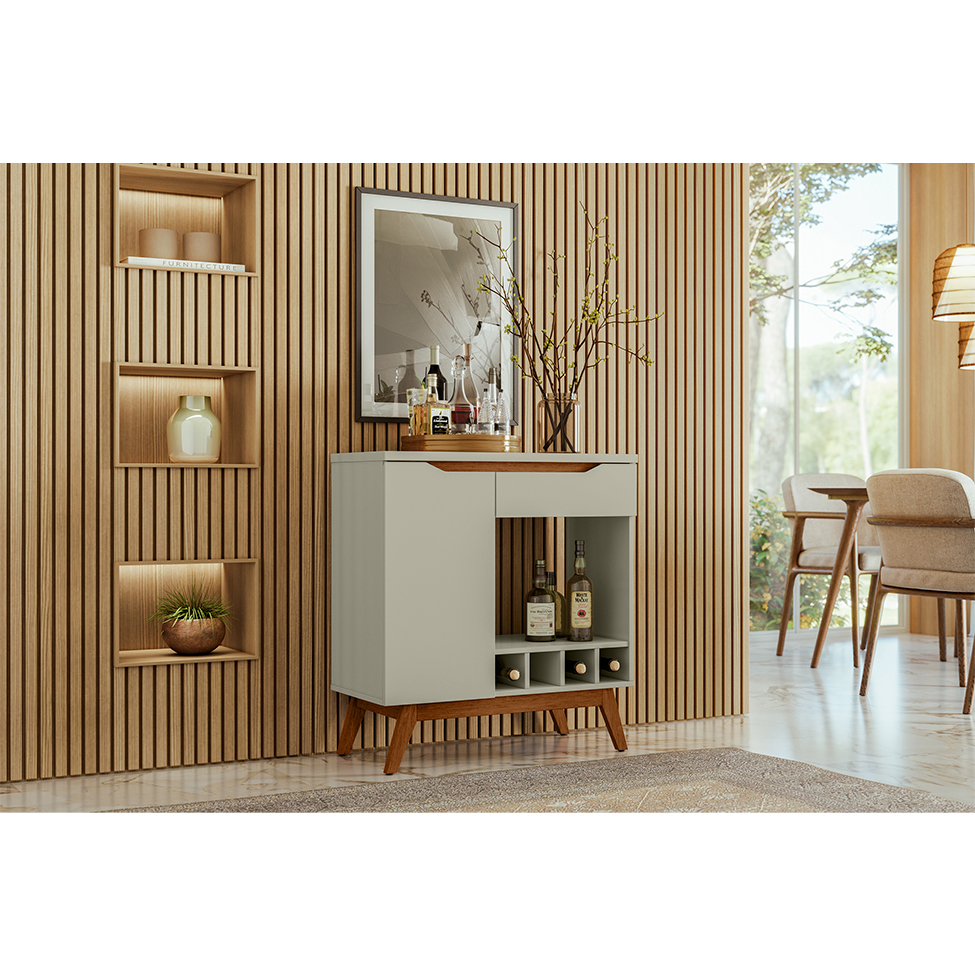 Buffet Bar Tóquio 1 PT 1 GV Off White