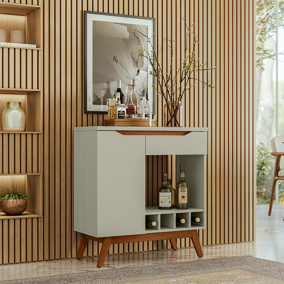 Buffet Bar Tóquio 1 PT 1 GV Off White