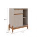 Buffet Bari 1 PT 1 GV Off White e Cedro