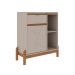 Buffet Bari 1 PT 1 GV Off White e Cedro
