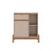 Buffet Bari 1 PT 1 GV Off White e Cedro
