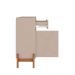 Buffet Bari 1 PT 1 GV Off White e Cedro
