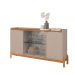 Buffet Bari 4 PT Off White e Cedro