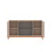 Buffet Bari 4 PT Off White e Cedro