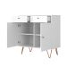 Buffet Ônix 2 GV 2 PT Branco