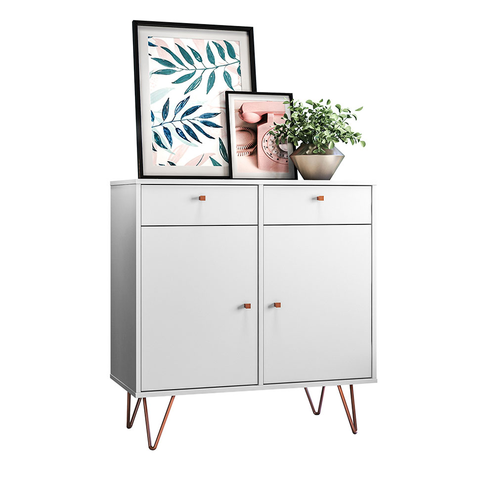 Buffet Ônix 2 GV 2 PT Branco