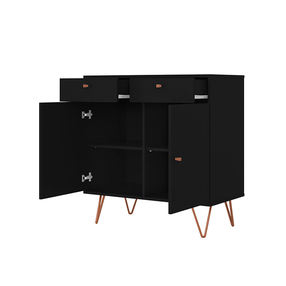 Buffet Ônix 2 GV 2 PT Preto