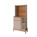 Buffet Cantinho do Café Bari 1 PT 1 GV Off White e Cedro