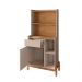 Buffet Cantinho do Café Bari 1 PT 1 GV Off White e Cedro