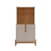 Buffet Cantinho do Café Lizz 2 PT 2 GV Off White e Cedro