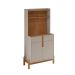 Buffet Cantinho do Café Lizz 2 PT 2 GV Off White e Cedro