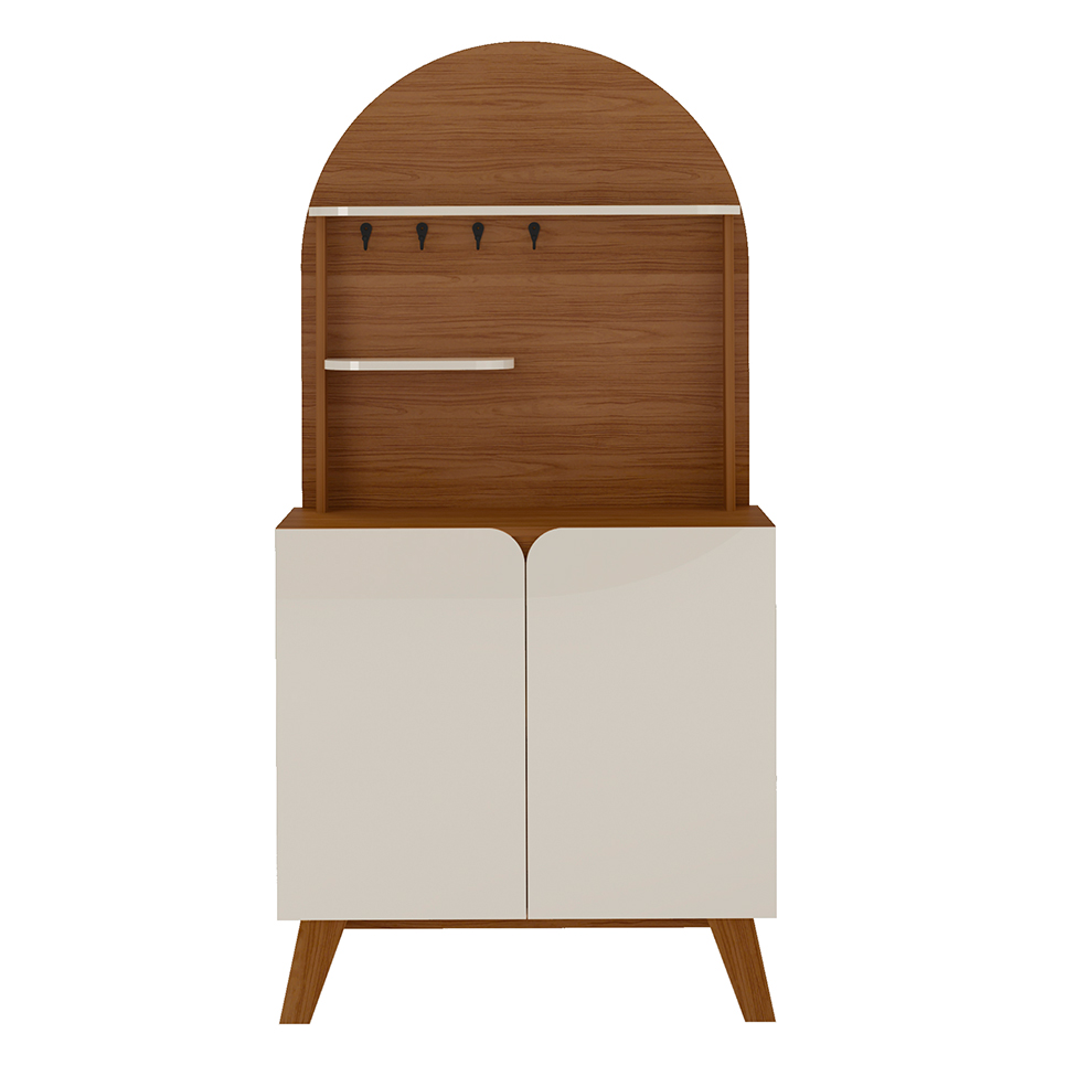Buffet Cantinho do Café Viena 2 PT Cedro e Off White