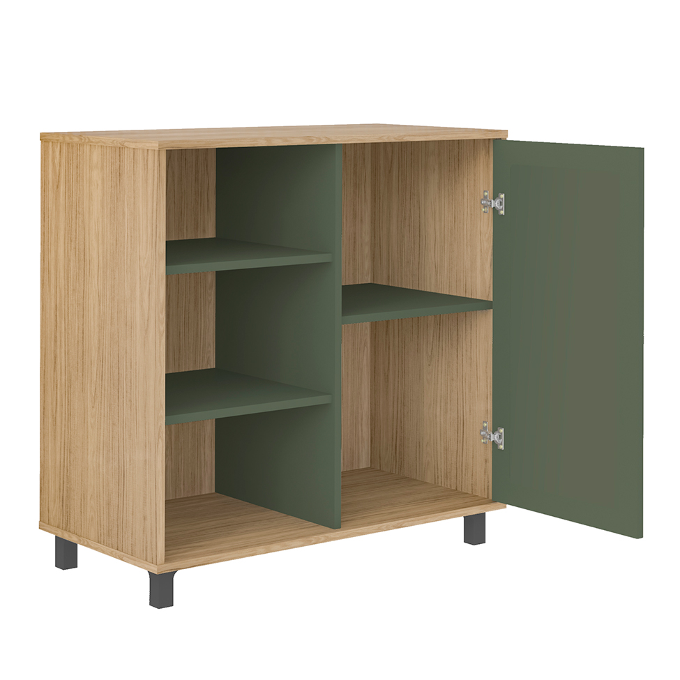 Buffet Charlotte 1 PT Carvalho e Menta