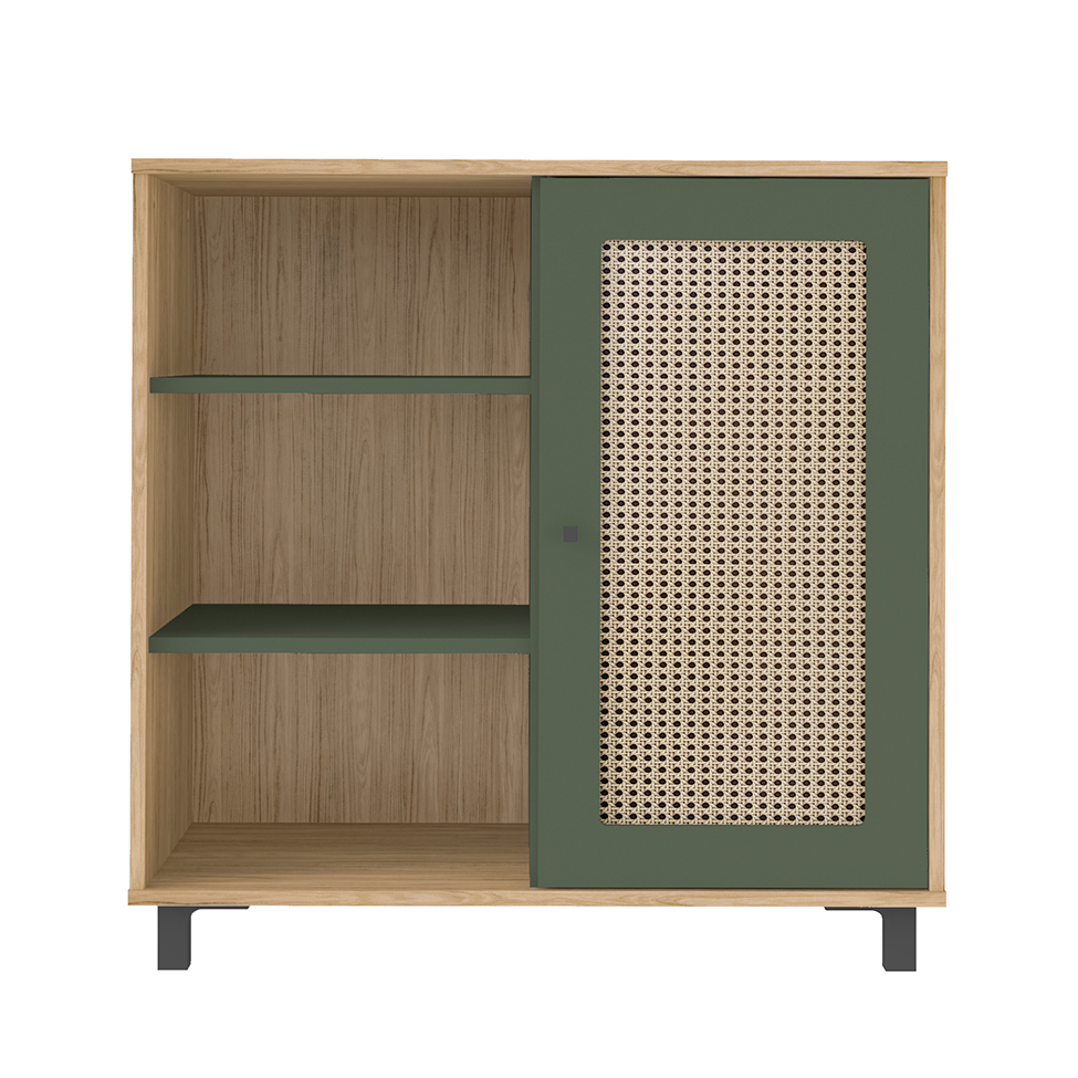 Buffet Charlotte 1 PT Carvalho e Menta