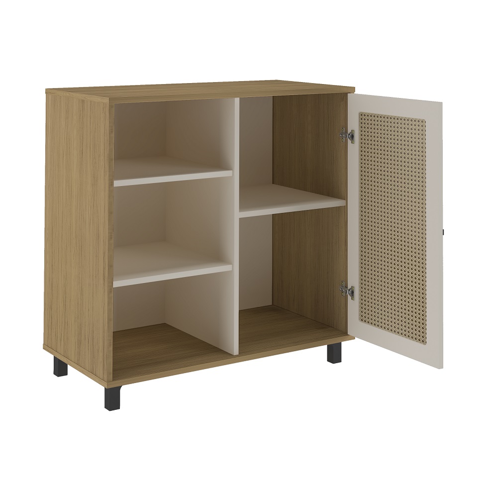 Buffet Charlotte 1 PT Carvalho e Off White