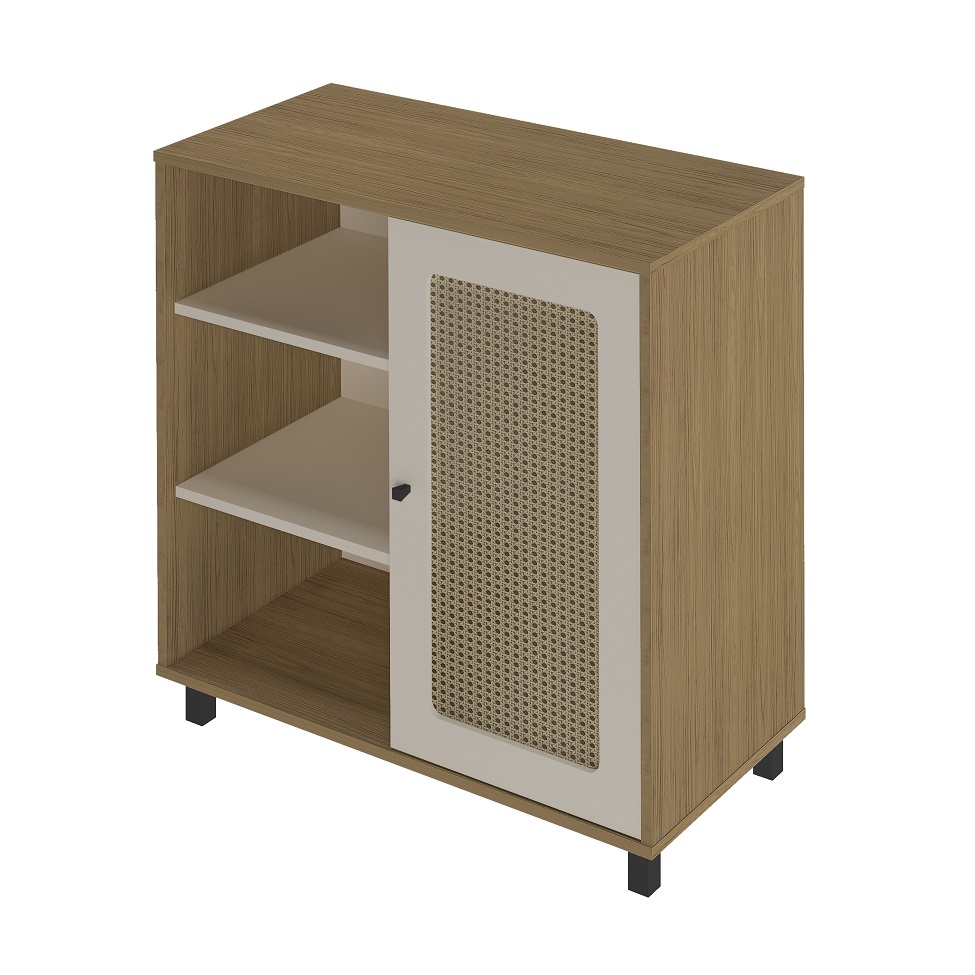 Buffet Charlotte 1 PT Carvalho e Off White
