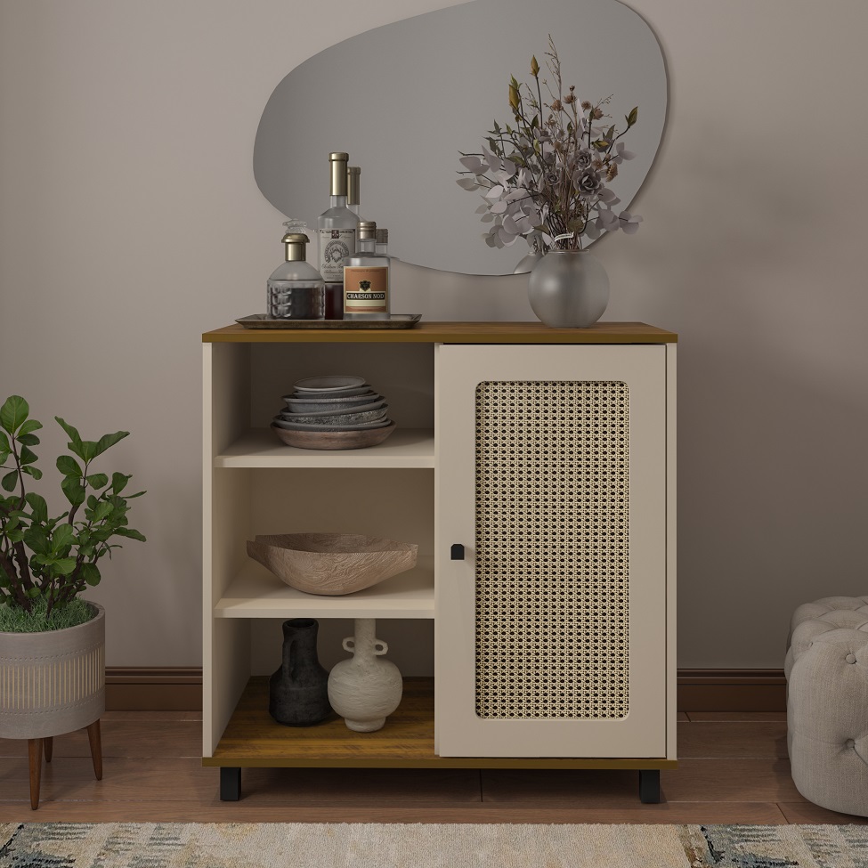 Buffet Charlotte 1 PT Pinho e Off White