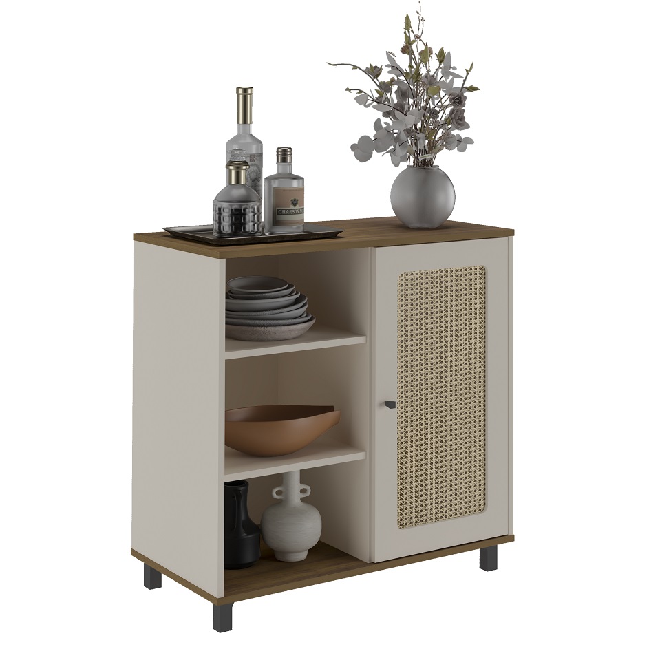 Buffet Charlotte 1 PT Pinho e Off White