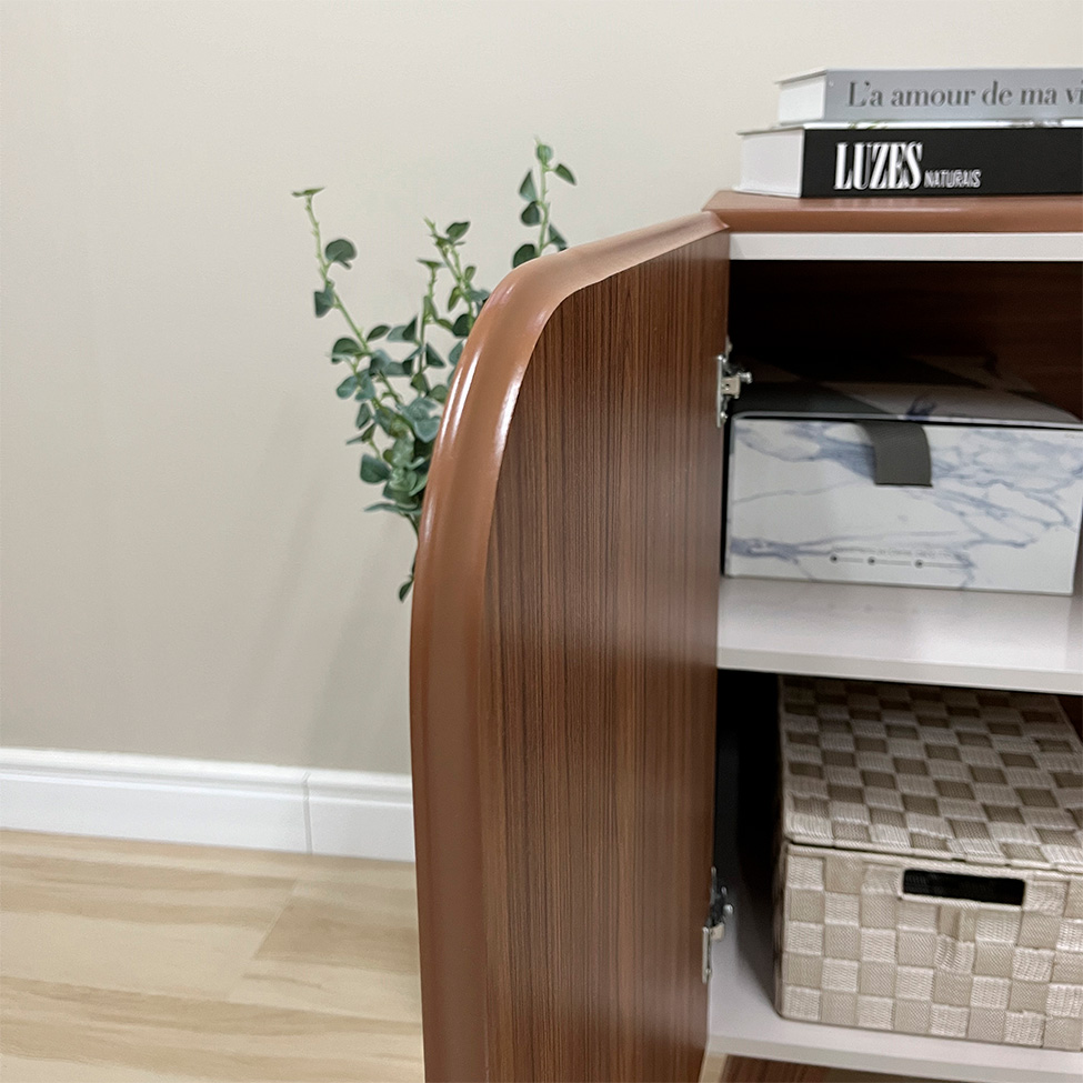 Buffet Elegance 4 PT Cedro e Off White