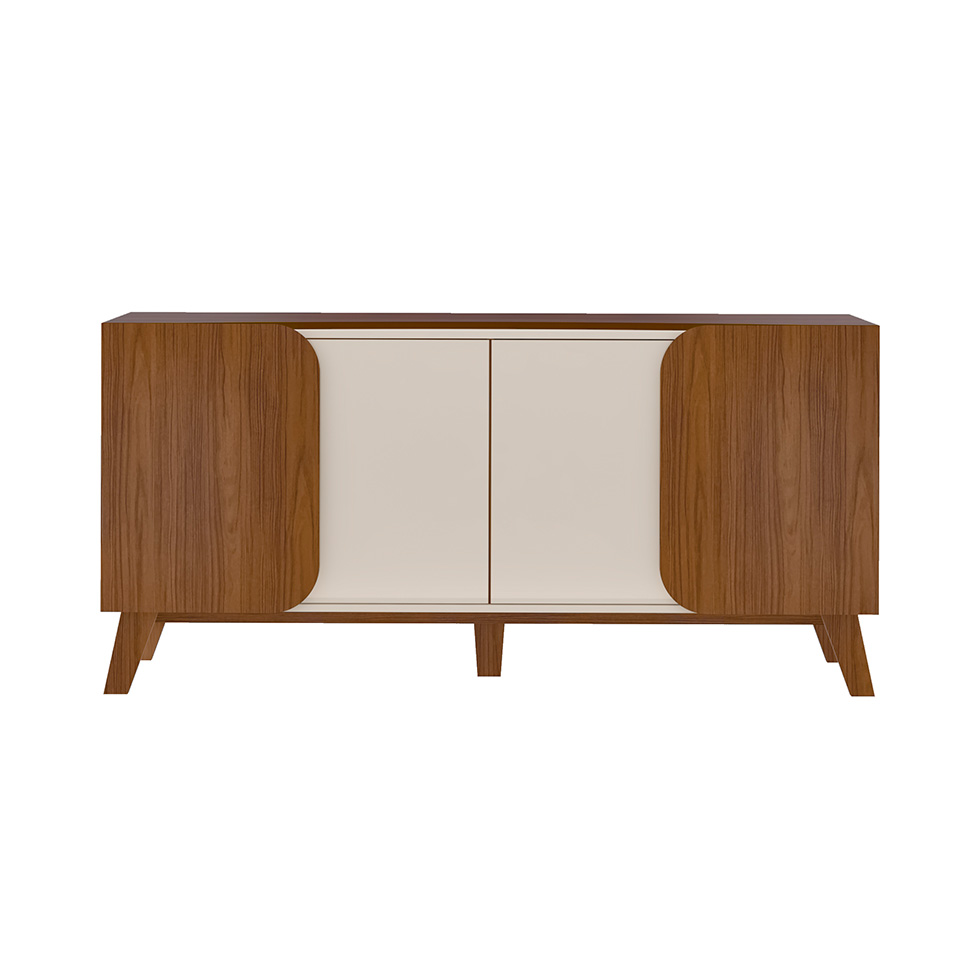 Buffet Elegance 4 PT Cedro e Off White