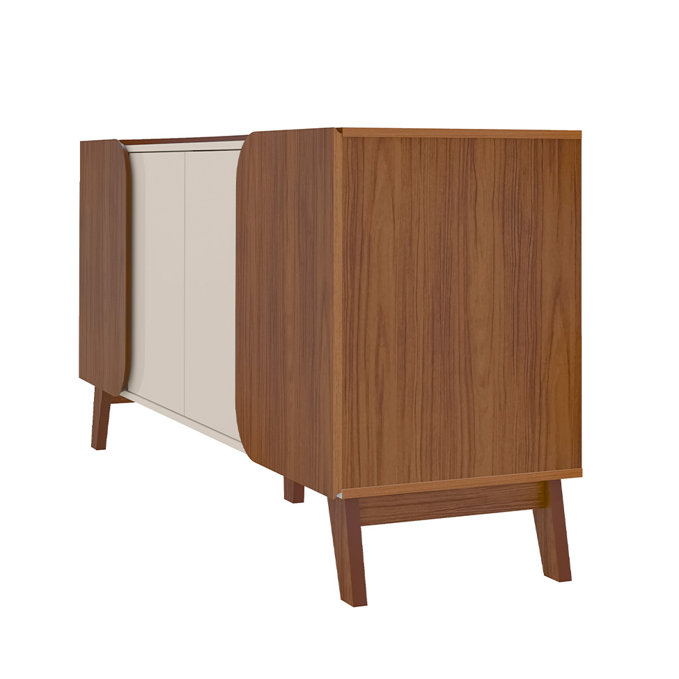 Buffet Elegance 4 PT Cedro e Off White