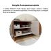 Buffet Elegance 4 PT Cedro e Off White
