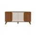 Buffet Elegance 4 Portas Cedro e Off White