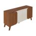 Buffet Elegance 4 Portas Cedro e Off White