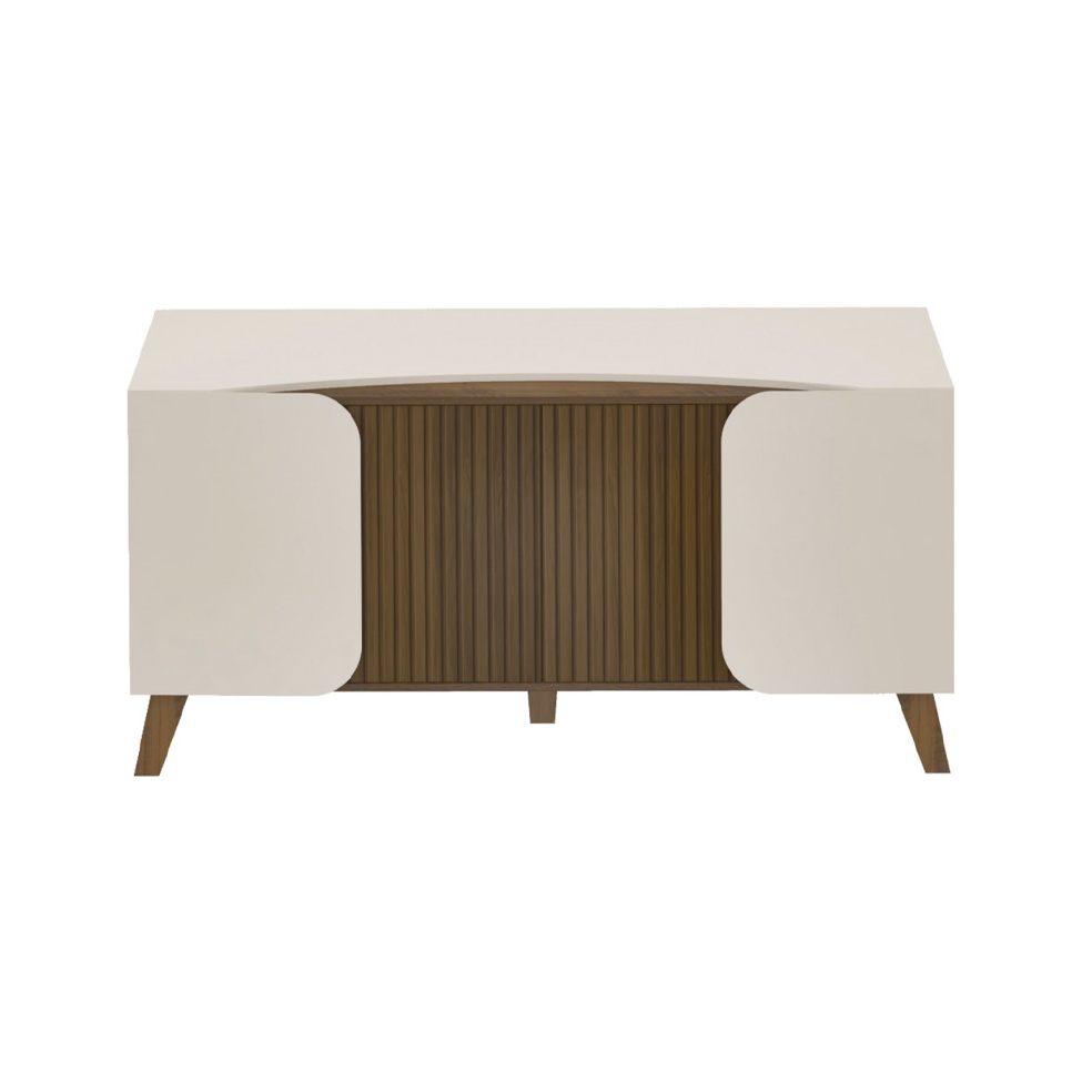 Buffet Elegance 4 Portas Pinho e Off White