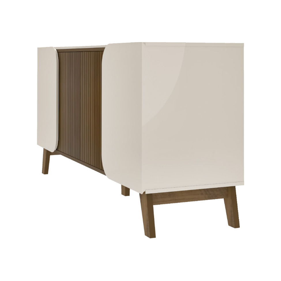 Buffet Elegance 4 Portas Pinho e Off White