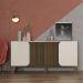 Buffet Elegance 4 Portas Pinho e Off White