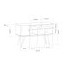 Buffet Essen Branco 123 cm