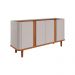 Buffet Eva 4 PT Off White e Cinamomo