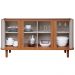 Buffet Eva 4 PT Off White e Cinamomo