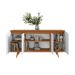 Buffet Grace 4 Portas Branco e Cedro