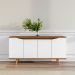 Buffet Grace 4 Portas Branco e Cedro