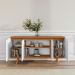 Buffet Grace 4 Portas Branco e Cedro