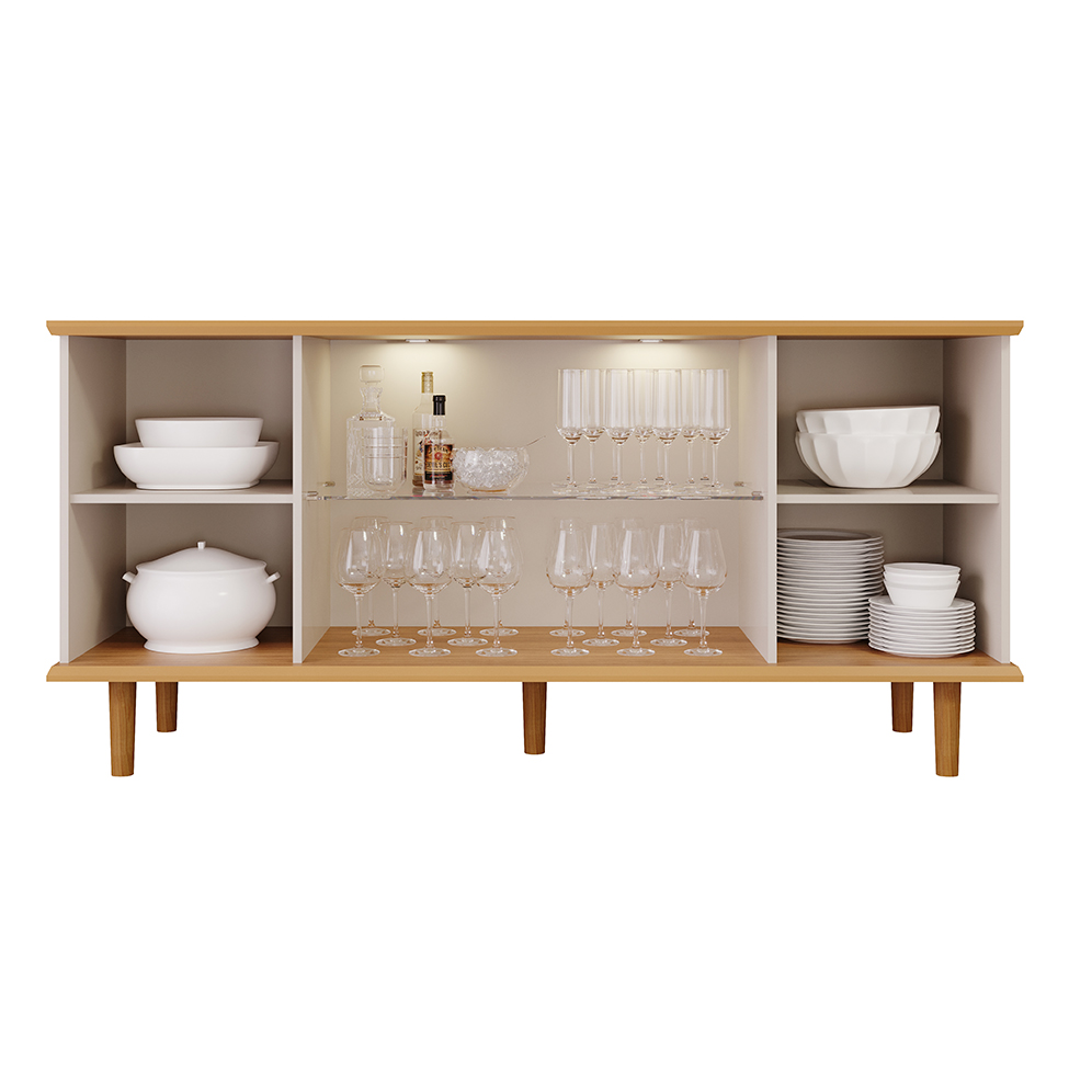 Buffet Janice 4 PT Nature e Off White
