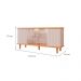 Buffet Janice 4 PT Off White e Cinamomo