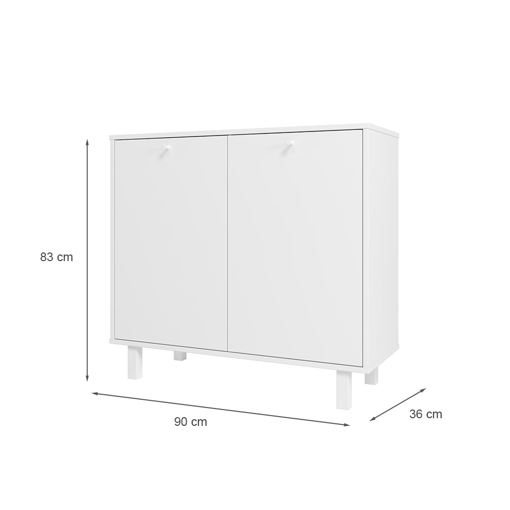 Buffet Kai 2 PT Branco