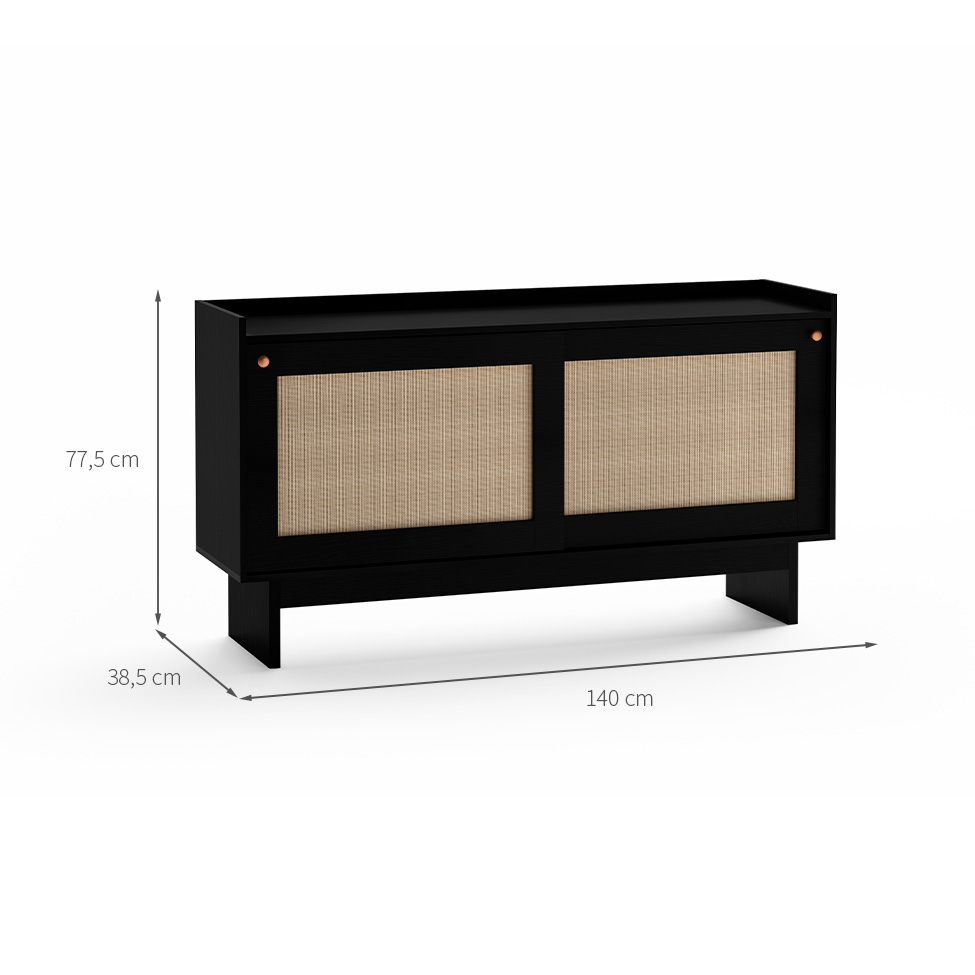 Buffet Kyara 2 PT Preto