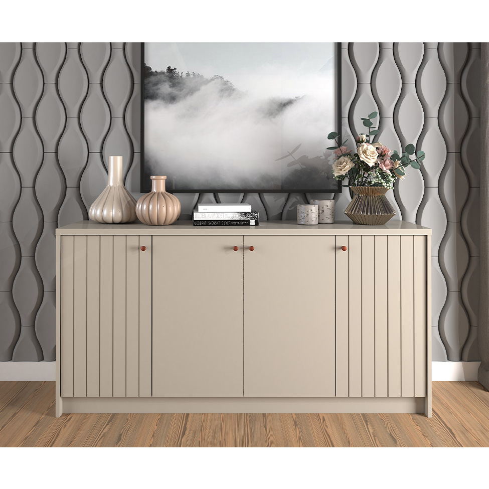 Buffet Lia 4 PT Off White