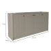 Buffet Lia 4 PT Off White