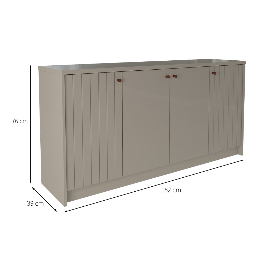 Buffet Lia 4 PT Off White