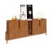 Buffet Lizz 4 PT Cedro 190 cm
