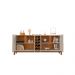 Buffet Lizz 4 PT Off White e Cedro 190 cm