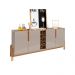 Buffet Lizz 4 PT Off White e Cedro 190 cm