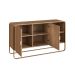 Buffet Luna 2 Portas Hanover e Dourado 135 cm