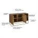Buffet Luna 2 Portas Hanover e Dourado 135 cm