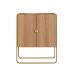 Buffet Luna 2 Portas Hanover e Dourado 90 cm